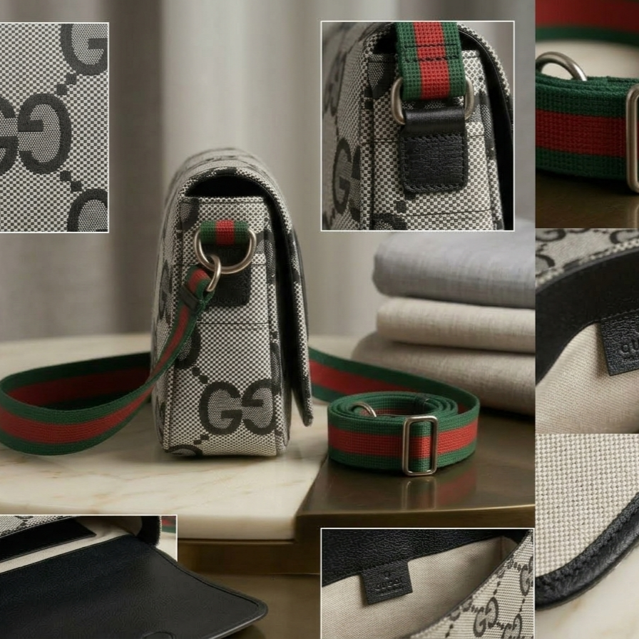 Sacoche homme Gucci The MONOGRAME White